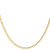 14K Yellow Gold Over Sterling Silver 4.6mm Curb Chain Necklace