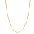 14K Yellow Gold Over Sterling Silver 1.2mm Textured Box Chain Necklace