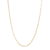 14K Yellow Gold Over Sterling Silver 4mm Paperclip Chain Necklace