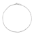 Sterling Silver 2.3mm Rosary Snake Chain Anklet
