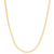 14K Yellow Gold Over Sterling Silver 1.66mm Snake Chain Necklace
