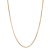 14K Yellow Gold Over Sterling Silver 3mm Popcorn Chain Necklace