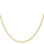 14K Yellow Gold Over Sterling Silver 3.2mm Wheat Chain Necklace
