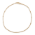 14K Yellow Gold Over Sterling Silver 2.3mm Rosary Snake Chain Anklet