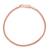14K Rose Gold Over Sterling Silver 3mm Popcorn Chain Bracelet