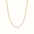 The Aurora Tennis Necklace- 14K Gold Over Sterling Silver