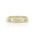 14K Yellow Gold and Diamond Stackable Band