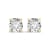 14K Yellow Gold Round Lab Grown Diamond Earrings 1.00ctw
