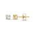 Diamond 0.40Ctw 14k Yellow Gold Earrings