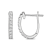 Diamond 0.20Ctw 10k White Gold Earrings