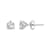 Diamond 0.50Ctw 14k White Gold Earrings
