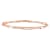 5MM Polished Paperclip Chain Bracelet in 18K Rose Gold Over Sterling Silver