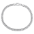 4.4MM Curb Link Chain Bracelet in Sterling Silver
