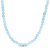 16 1/2 CT TGW Aquamarine Beaded Necklace with Sterling Silver Clasp