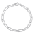 5MM Polished Paperclip Chain Bracelet in Sterling Silver