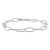 6.5MM Twisted Rolo Chain Bracelet in Sterling Silver