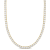 33 CT TGW Created White Sapphire Tennis Necklace with Extender in Yellow
Plated Sterling Silver