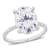 4-7/8 CT DEW Created Moissanite Engagement Ring in 10K White Gold