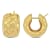 21mm Lattice-Style Hoop Earrings in 14k  Gold