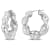 39.5MM Twisted Hoop Earrings in Sterling Silver