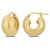 18.5MM Dome Huggie Earrings in 18K Yellow Gold Over Sterling Silver