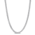 4MM Double Curb Link Chain Necklace in Sterling Silver