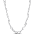 3.5MM Fancy Paperclip Chain Necklace in Sterling Silver