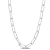5MM Diamond Cut Paperclip Chain Necklace in Sterling Silver