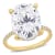 8-1/10 CT DEW Created Moissanite Engagement Ring in 10K Yellow Gold