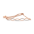 Diamond Infinity 14K Rose Gold Over Sterling Silver Bolo Bracelet