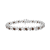 3.5 mm Lab Created Red Garnet and 1/6 ctw Diamond Rhodium Over Sterling
Silver Tennis Bracelet