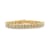 0.16ctw Diamond Chevron 14K Yellow Gold Over Sterling Silver Tennis Bracelet