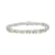 3.5 mm Lab Created Yellow Citrine and 1/6 ctw Diamond Rhodium Over
Sterling Silver Tennis Bracelet