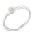 Sterling Silver 1/20 Carat Diamond Petite Promise Ring (J-K Color, I1-I2 Clarity)