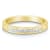 10K Yellow Gold Over Sterling Silver 1/5ctw Diamond Channel-Set Band
Ring (H-I Color, I1-I2 Clarity)