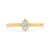 14K Yellow Gold Over Sterling Silver 1/20ctw Miracle Set Diamond Ring
(J-K Color, I1-I2 Clarity)