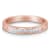 10K Rose Gold Over Sterling Silver 1/5ctw Diamond Channel-Set Band Ring
(H-I Color, I1-I2 Clarity)