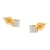 0.25ctw Princess-Cut Diamond 10K Yellow Gold Stud Earring