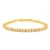 10K Yellow Gold Over Sterling Silver 1.0 Cttw Diamond Square Frame
Tennis Bracelet