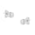 0.20ctw Round Brilliant-Cut Near Colorless Diamond Bezel-Set Stud 10K
White Gold Earrings