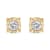0.20ctw Round Near Colorless Diamond 10K Yellow Gold Over Sterling
Silver Stud Earrings