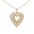 1.50ctw Baguette Diamond 14K Yellow Gold Over Sterling Silver Heart
Pendant Necklace