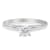 0.50ctw Diamond Solitaire 14K White Gold Engagement Ring