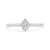 Sterling Silver 1/20ctw Miracle Set Diamond Ring (J-K Color, I1-I2 Clarity)