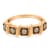 0.25ctw Diamond 5-Stone 10K Rose Gold Over Sterling Silver Band