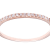 10k Rose Gold Thin Diamond Wedding Band (1/7 cttw, H-I Color, I1-I2 Clarity)