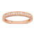 10k Rose Gold Vintage-Style Engraved Diamond Wedding Band 1/5 cttw, H-I, I1-I2