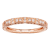 10k Rose Gold Vintage-Style Engraved Diamond Wedding Band (1/5 cttw,
H-I, I1-I2)