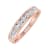 FINEROCK 1/2 Carat Channel Set Diamond Wedding Band Ring in 14K Rose Gold