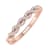 FINEROCK 1/10 Carat Twisted Diamond Wedding Band Ring in 10K Solid Gold